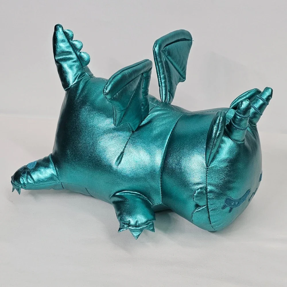 Aphmau Metallic Teal‎ Dragon Plush 8